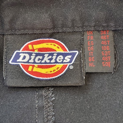 Dickies Black Workwear Straight Leg Cargo Trousers Men's Size XL W36 L32