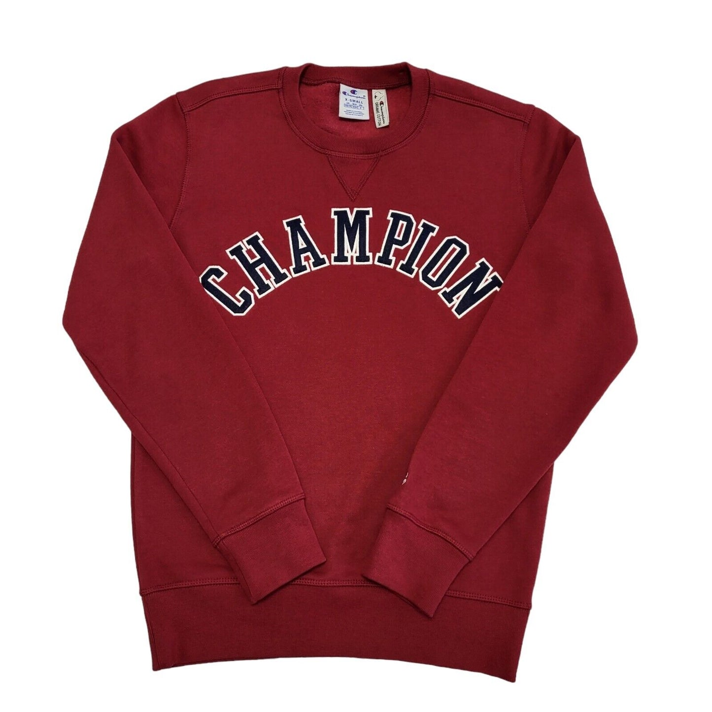 Champion Red Round Neck Sweatshirt Women's Size XS
