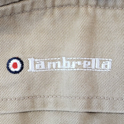 Lambretta Y2K Vintage Beige Cargo Trousers Women's Size 12 W30 L32