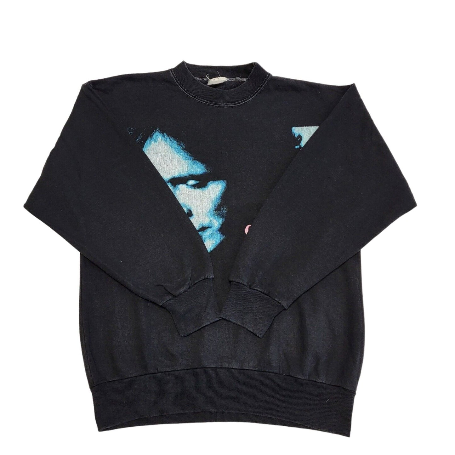Cliff Richard 1990-91 UK Tour 90s Vintage Black Sweatshirt Women's Size L