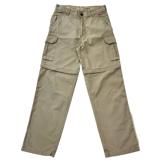 Bushman Beige 90s Vintage Zip Off Cargo Trousers Men's Size S W30 L32